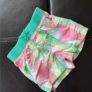 Jumping Beans - Girl’s Colorful Plaid Shorts